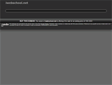 Tablet Screenshot of iwebschool.net